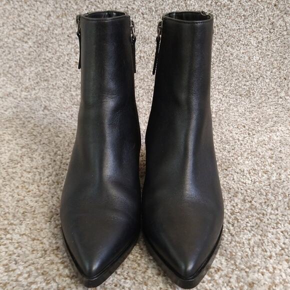 Linea Paolo Viva Black Leather Ankle Booties | Size 8.5 - Picture 3 of 16